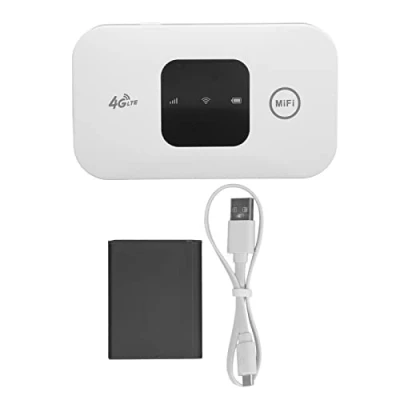 Abbildung von Tragbares WLAN, 4G LTE USB WLAN Adapter mit SIM Kartensteckplatz, Unterstützung von Bis zu 10 Benutzern, Mobiler Hotspot Router Hoher Geschwindigkeit