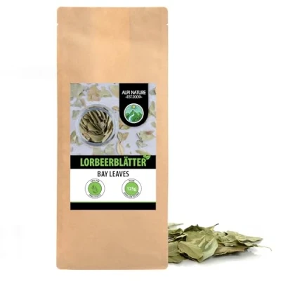 Abbildung von Lorbeerblätter (125g), handverlesen und schonend getrocknet, Lorbeer Blätter 100% rein naturbelassen