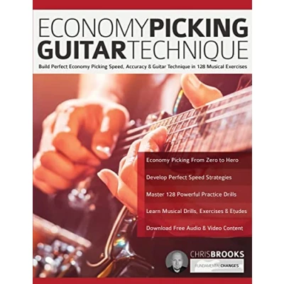 Abbildung von Economy Picking Guitar Technique: Speed Secrets for Smooth, Economical Mastery (Learn Rock Technique)