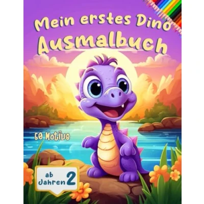Abbildung von Mein erstes Dino Ausmalbuch: 50 tolle Motive zum Ausmalen. Für Kinder ab 2 Jahren.
