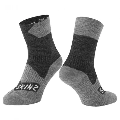 Abbildung von SealSkinz Socken Bircham schwarz grau Gr XL