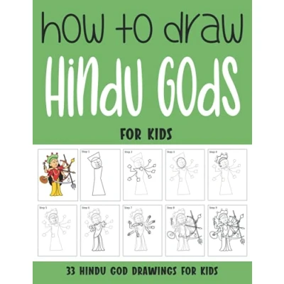 Abbildung von How to Draw Hindu Gods for Kids: Step by Drawing Book Kids
