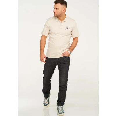 Abbildung von Jack &amp; Jones RISE Infinity Poloshirt, Herren, Größe: Large, Moonbeam