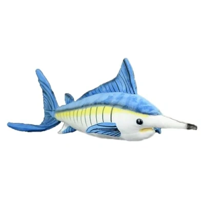 Abbildung von lilizzhoumax Marlin Fisch plüschtier 48cm/19, Simuliertes Tier Plüschtier, Kawaii Fisch, Realistische Plüsch Spielzeug für Wilde Tiere, Geschenk Kinder