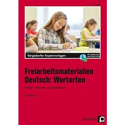 Abbildung von Freiarbeitsmaterialien Deutsch: Wortarten: Verben, Nomen und Adjektive (5. Klasse)
