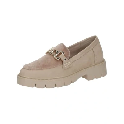 Abbildung von Caprice Slipper, Damen, Größe: 41, Beige nubuc Leder und textil
