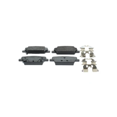 Abbildung von BOSCH 0 986 460 153 Bremsbelagsatz Low Metallic mit integriertem Verschleißwarnkontakt HYUNDAI: Santa FE 3, Fé IV, IV Box Body / SUV
