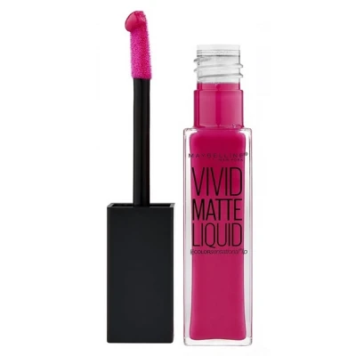 Abbildung von Maybelline Color Sensational Vivid Matte Liquid Lipgloss 30 Fuchsia Ecstasy