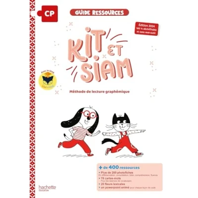 Abbildung von Kit et Siam Méthode de lecture CP Guide ressources Ed. 2024
