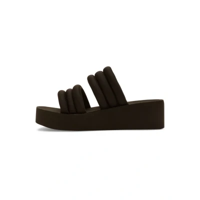Abbildung von Roxy Pantolette flach, Damen, Größe: 39, Blk Textil/synthetik