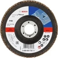 Abbildung von Fächerschleifscheibe X431 Standard for Metal, Ø 125mm, K40