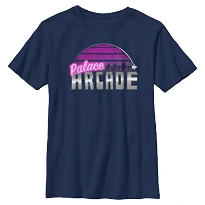 Abbildung von Stranger Things Unisex Kinder Retro Arcade Short Sleeve T shirt, Marineblau, 104