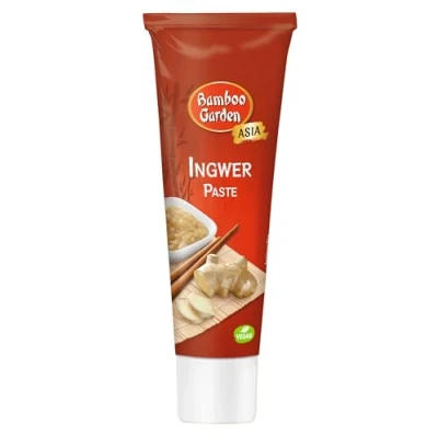 Abbildung von Bamboo Garden Ingwerpaste Scharfer Geschmack für Dal, Currys und Fleischgerichten Vegan 45 g in der Tube