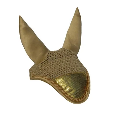 Abbildung von Rhinegold 662 F Gold Fliegenschleier mit Pailletten, Gold, Volle Größe