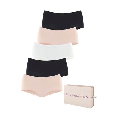 Abbildung von LASCANA Panty (Packung, 5 St) aus Baumwolle, mit schöner Aufbewahrungsbox