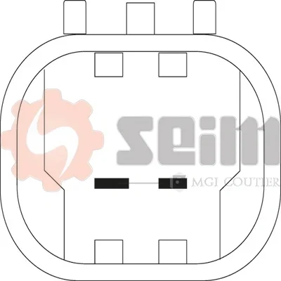 Abbildung von Seim Fensterheber vorne links elektrisch mit Elektromotor 970034 RENAULT: MEGANE 1, I Grandtour, 1 Classic