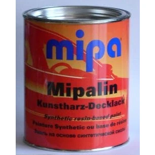 Abbildung von Kunstharz Decklack Lackfarbe Mipalin Fahrzeuglack, RAL 6002, Laubgrün, 1 Ltr.