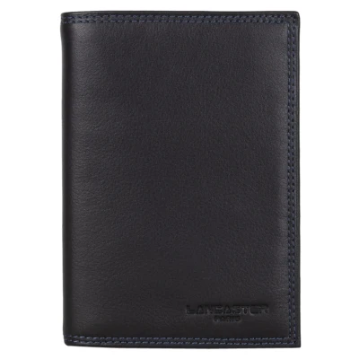 Abbildung von Lancaster SOFT Vintage Homme Geldbörse, Herren, Größe: One Size, Noir/bleu