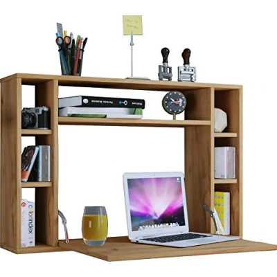 Abbildung von VCM Schreibtisch Holz Hänge Wandschreibtisch Wandila
