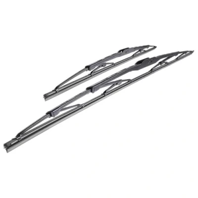 Abbildung von Mossa Vordere Scheibenwischer kompatibel mit Chevrolet Cruze (05.2009 2014) Wischerblätter Standard. Set für Frontscheibe (Fahrer + Beifahrerseite) (600 mm / 450 mm)