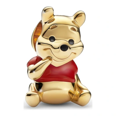 Abbildung von Pandora Disney Winnie THE POOH BEAR Charm, Damen, Größe: One Size, Gold plated