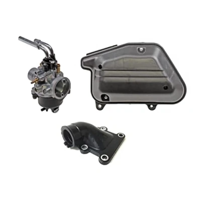 Abbildung von 12mm Vergaser Set mit Luftfilter &amp; Ansaugstutzen passend für Aprilia Amico, Yamaha BWS Slider Spy, MBK Booster Stunt 50 Ersatz stehende Minarelli Motoren
