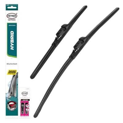 Abbildung von HEYNER® Scheibenwischer Set passend für AUDI A4 Avant (04.2008 08.2015) HYBRID Flachbalkenwischer Frontscheibenwischer