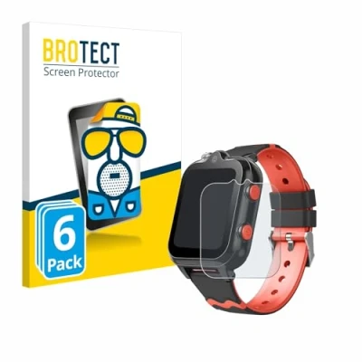 Abbildung von BROTECT Entspiegelungs Schutzfolie für Yuede Kids Smartwatch 1.69&quot; (6 Stück) Matte Displayschutz Folie, Anti Reflex, Fingerprint