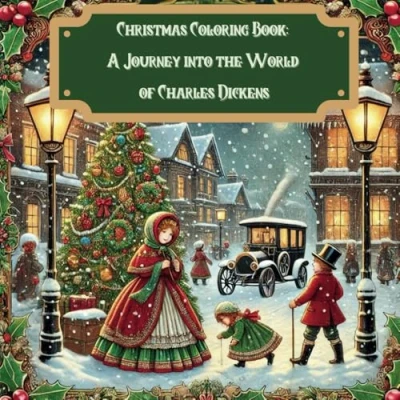 Abbildung von Christmas Coloring Book: A Journey into the World of Charles Dickens