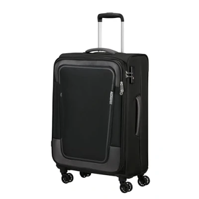Abbildung von American Tourister Pulsonic Trolley 80/30 Erweiterbar Boardcase, Größe: Medium, Asphalt black