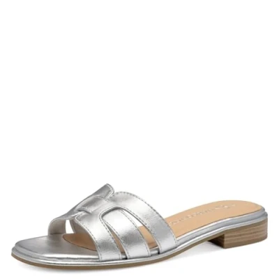 Abbildung von Marco Tozzi Pantolette flach, Damen, Größe: 40, Silver Schuhe