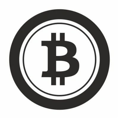 Abbildung von tradercat Auto Bitcoin 10x10cm Sticker für alle Oberflächen Fenster, Seitenspiegel, Heckscheibe, Motorhaube, Fahrzeug mit Anleitung (Schwarz)