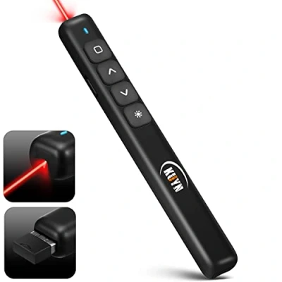 Abbildung von KUIYN Wireless Presenter, Pointer für Präsentationen, Lehrer Zubehör, Powerpoint Fernbedienung, Control (B3)