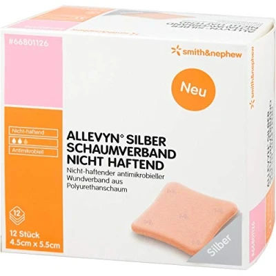 Abbildung von Allevyn Silber Schaumverb.4,5x5,5 cm nic 12 St