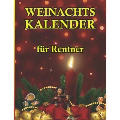 Abbildung von Weihnachtskalender für Rentner: Kreuzworträtsel zur Weihnachtszeit. Im Großdruck speziell Senioren