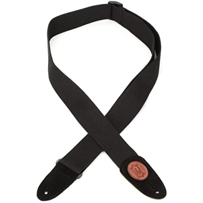 Abbildung von Levys MSSC8 XL BLK Classics Series 2&quot; Signature Cotton Guitar Strap Black