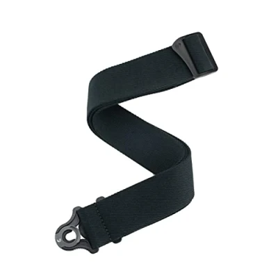 Abbildung von D&#039;Addario Accessories Auto Lock Gitarrengurt mit Verschluss Locking Guitar Strap Skater Schwarz, Polypro