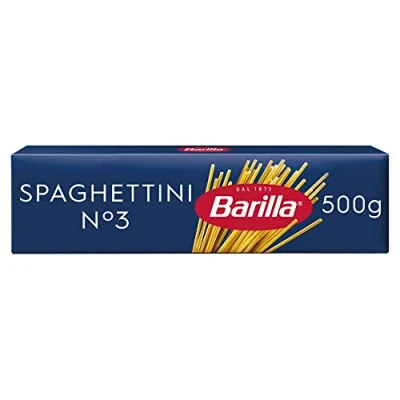 Abbildung von Barilla Pasta Klassische Spaghettini n.3 aus hochwertigem Hartweizen immer al dente (1 x 500 g)
