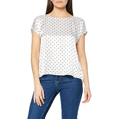 Abbildung von SPARKZ COPENHAGEN Damen Theresa Shirt Bluse, Elfenbein (Off White 002), 38 (Herstellergröße: Large)