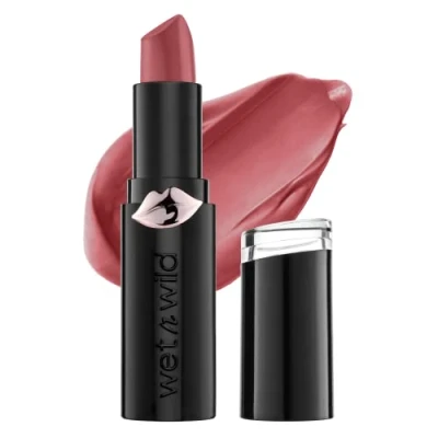 Abbildung von wet n wild Mega Last Matte Lip Color, Semi Hyaluronic Acid Infused, Long Lasting Full Coverage for a Nourishing Pout, Cruelty Free &amp; Vegan Wine Room