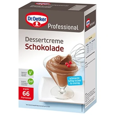 Abbildung von Dr. Oetker Professional Dessertcreme Schokolade, Dessertpulver in 1 kg Packung