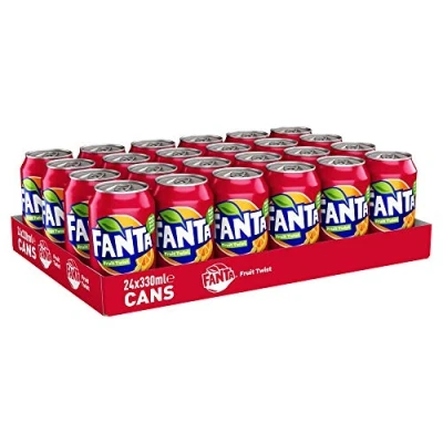 Abbildung von Fanta Fruit Twist Pack Of 24x330ml Cans inkl. 6,00 Euro DPG PFAND