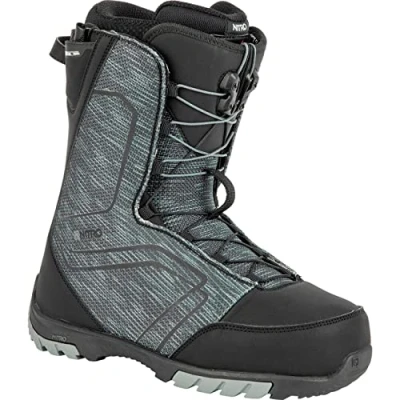 Abbildung von Nitro Herren Snowboards Sentinel TLS &#039;23 All Mountain Freestyle Schnellschnürsystem günstig Boot Snowboardboot, Black, MP 32,0 // EU 48 US 14