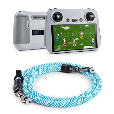 Abbildung von VOVMOEYA DJI RC Gurt,Gurt für Mini 4 Pro/Mini 3 4/Mini 3/Mavic Pro/Mavic 2/Air 2S/Air 3/Mini 2 SE Remote Controller Gurt RC2/RC/RC Pro/RC N1/RC Plus Himmelblau