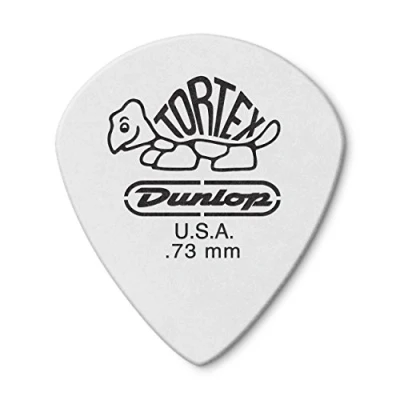 Abbildung von JIM DUNLOP Plektrum Tortex White Jazz III 0,73mm 12 Stück