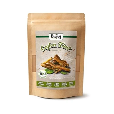 Abbildung von Biojoy BIO Ceylon Zimt gemahlen (250 g), Zimtpulver ohne Zusätze (Cinnamomum verum L.)