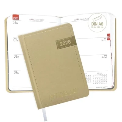 Abbildung von TOBJA Taschenkalender 2025 a6 Denim, Hardcover, klein, Kalender