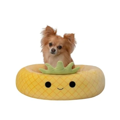 Abbildung von Squishmallows JPT0094 Maui die Ananas Tierbett 50 cm, offizielles Jazwares Plüsch, superweiches Haustierbett