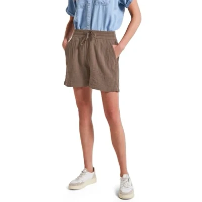 Abbildung von STREET ONE Damen A378973 Musselin Shorts, Mute Mocha, 36W