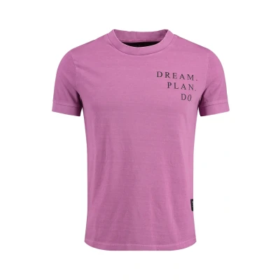 Abbildung von Key Largo PLAN Round Tshirt print, Herren, Größe: Small, Mulberry